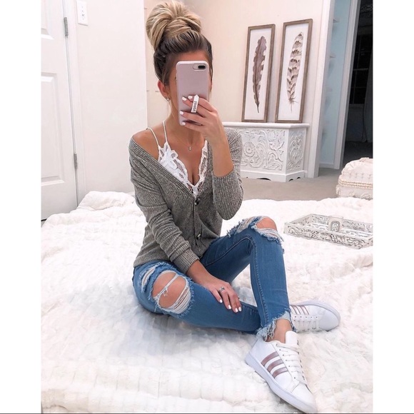 Lace Bralette -Ivory - Picture 5 of 6